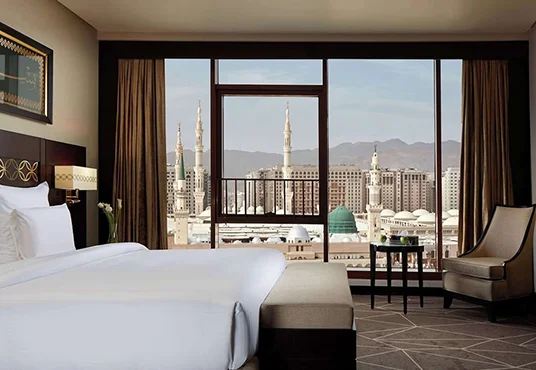 Best View in Bed Room At Pullman Zamzam Madina