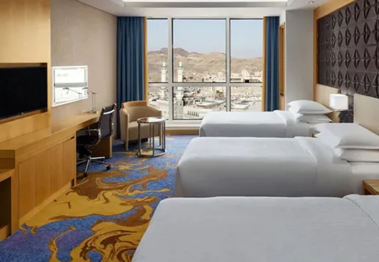 Bed Room of Sheraton Makkah Jabal Al Kaaba Hotel